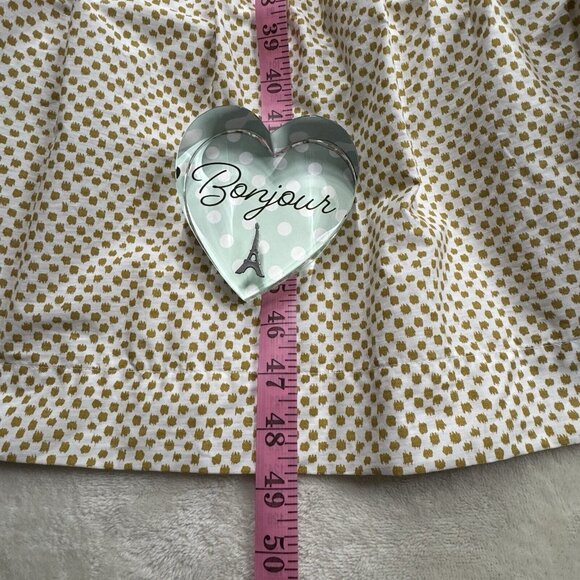 ANTHROPOLOGIE Somerset Puff Sleeve Edition Neutral Motif S Small - Picture 11 of 11